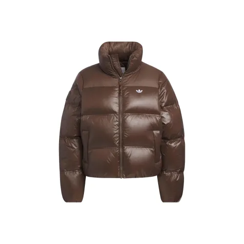 Adidas Originals Clover Series Outfit Пуховик Женские Коричневый