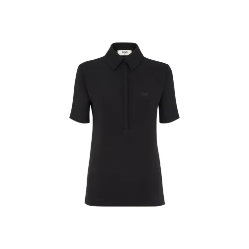 FENDI FW24 Поло Женское Черное