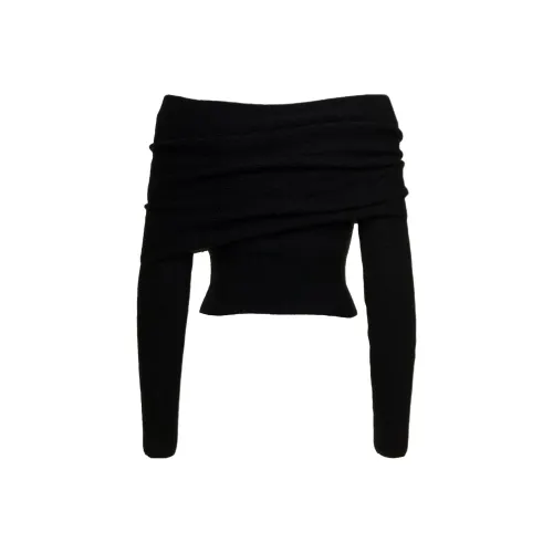 PHILOSOPHY DI LORENZO SERAFINI Черный Женские Короткие Топы