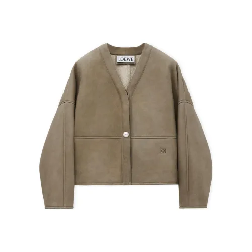LOEWE Совместное издание SS25 Женская Предварительная коллекция Куртки и Пальто Женские Зеленый