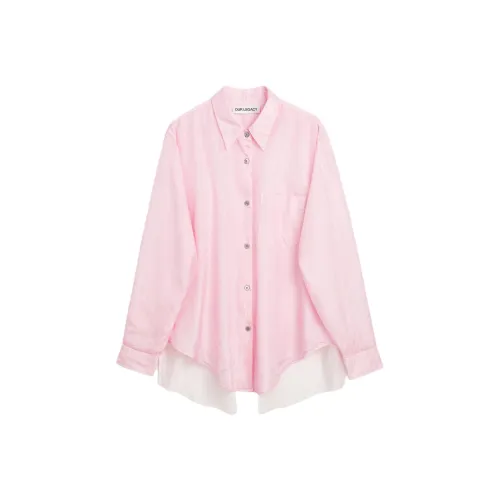 OUR LEGACY Розовые Женские Рубашки