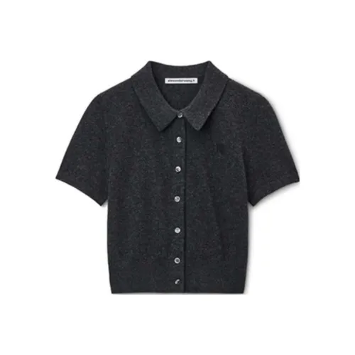 alexander wang Угольно-серый Женские Поло