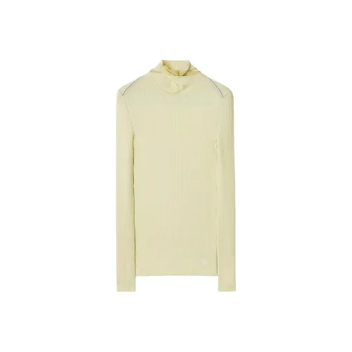 Burberry Трикотаж Женский Напиточный Желтый