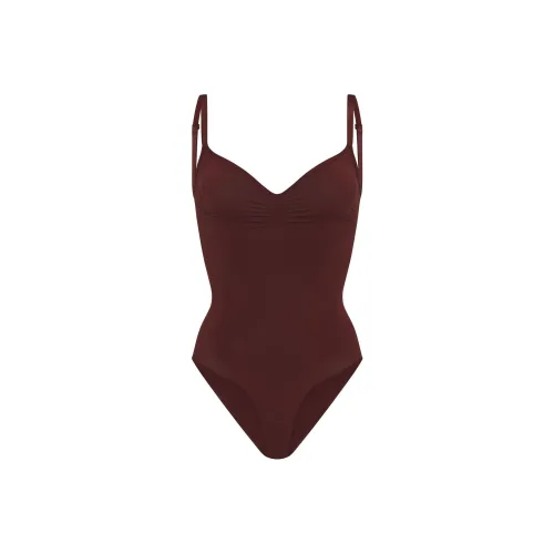 Skims OXBLOOD/Бычья кровь Женское боди