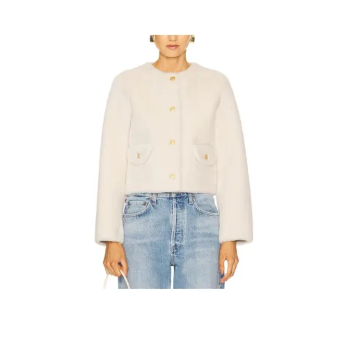 LOVESHACKFANCY Куртки Пальто Женские Белые