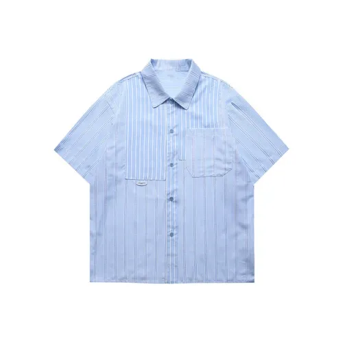 YPUT Синий Унисекс Рубашки