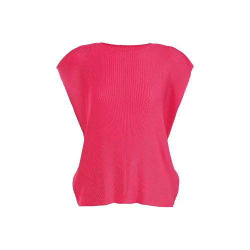 PLEATS PLEASE ISSEY MIYAKE Рубашка Женская Ярко-Розовая