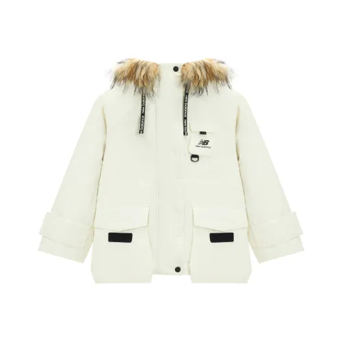 New Balance Пуховик Зимний Женская Белая