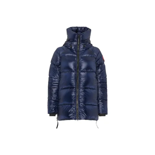 Canada Goose Cypress Series Женские пуховики синие