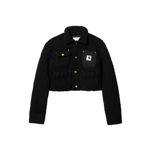 sacai X Carhartt WIP FW23 Co Branded SERIES Черные Женские Куртки