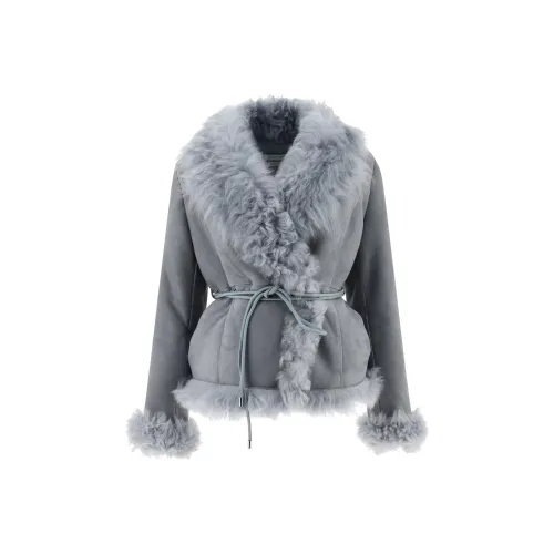 Saks Potts Куртки и Пальто Женские Светло-Синий