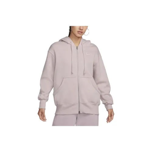 nike Sportswear Phoenix Fleece Толстовка Женская Белый Золотой Фиолетовый