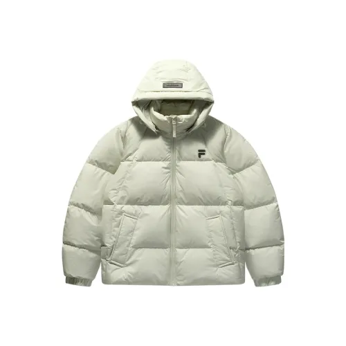 FILA FUSION LIFE Пуховик Женский Бежевый Фарфоровый Циан