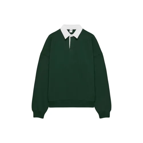 ARITZIA TNA Lomu POLO Длинный рукав Поло Женские Скарабей Скарабей