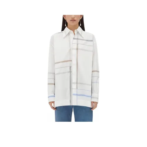Bottega Veneta Подкладочная ткань Хлопок Рубашка Женская Белая