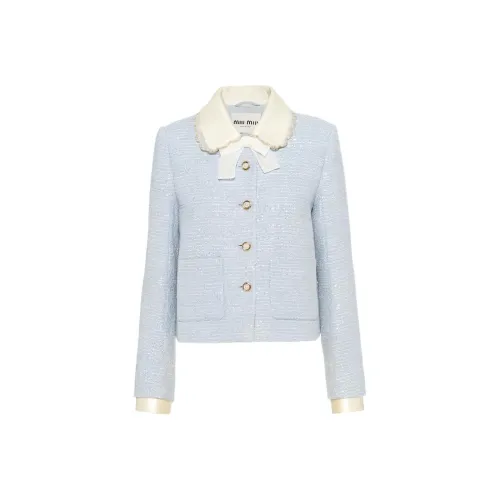 MIU MIU Синие Женские Куртки