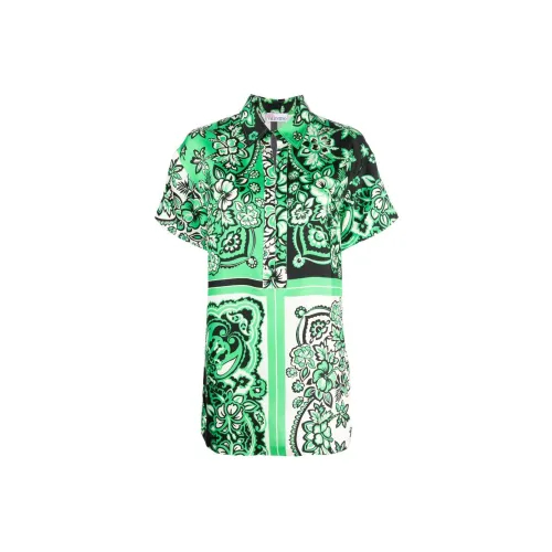 RED VALENTINO Рубашка Женская Травяной Зеленый
