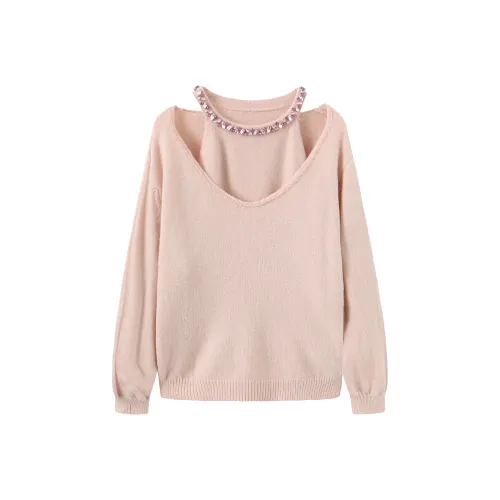 Fish Rabbits Трикотаж Женский Светло-Розовый