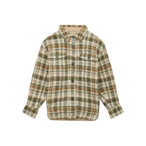 ISABEL MARANT ETOILE SS24 Куртки и пальто Женские Хаки