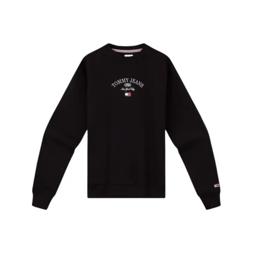 Tommy Hilfiger Круглый вырез Свитшот Женский Черный