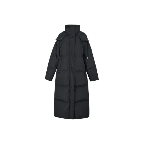 3COLOUR Пуховик Женские Классический Черный