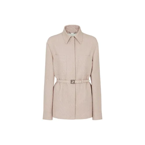 FENDI Куртки и Пальто Женские Коричневый