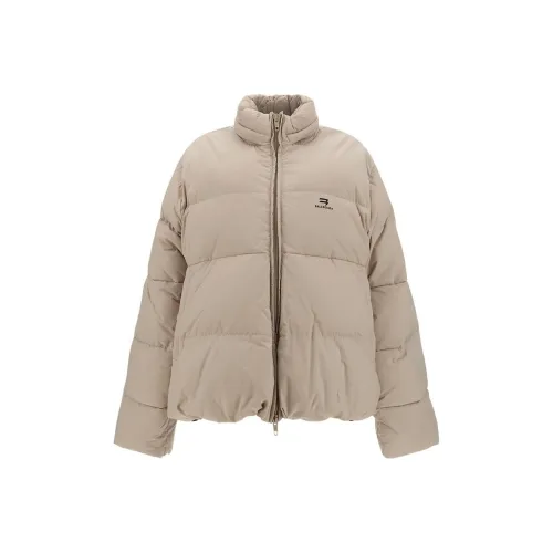Balenciaga SS23 Хлопковый пуховик стандартный крой женский цвет хаки