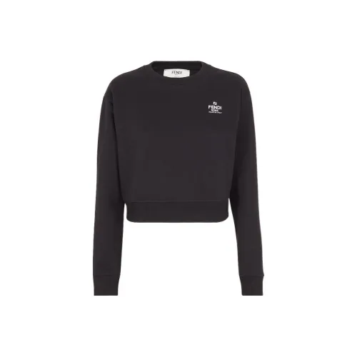 FENDI SS24 Свитшот Женский Черный