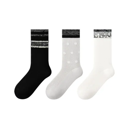 PRIMEET Носки Crew Женские упаковка из 3 пар