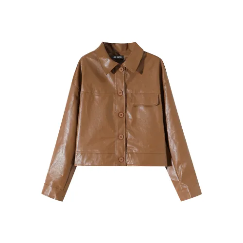 CPAURA Верблюжий Женские Куртки