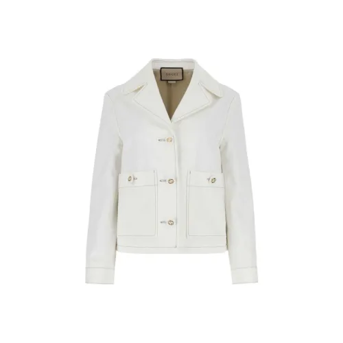 GUCCI SS23 Куртки и Пальто Женские Белые