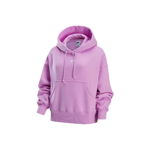 NIKE Фиолетовые Женские Свитшоты