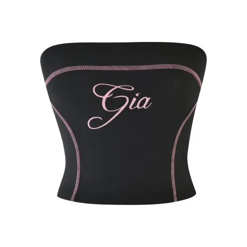 I.AM.GIA BLARE BOOB TUBE Без бретелей Топ Женские Черный