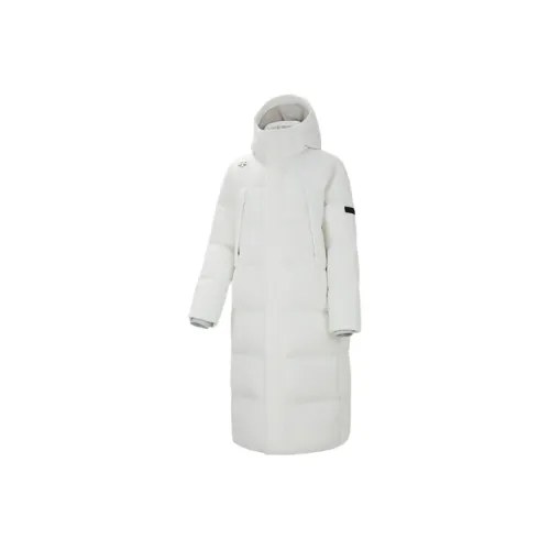 DESCENTE Тренировки Однотонный С капюшоном LONG DOWN JACKET Женские