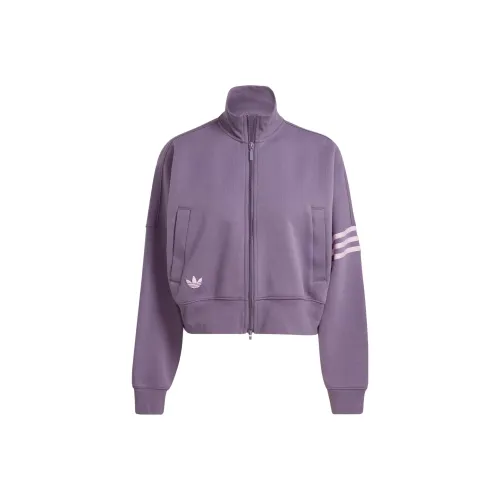 Adidas Originals ADICOLOR NEUCLASSICS Куртка Женская Темно-Серый Фиолетовый