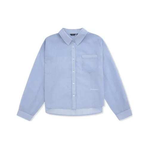 GUESS Рубашка Женская Классическая Синяя