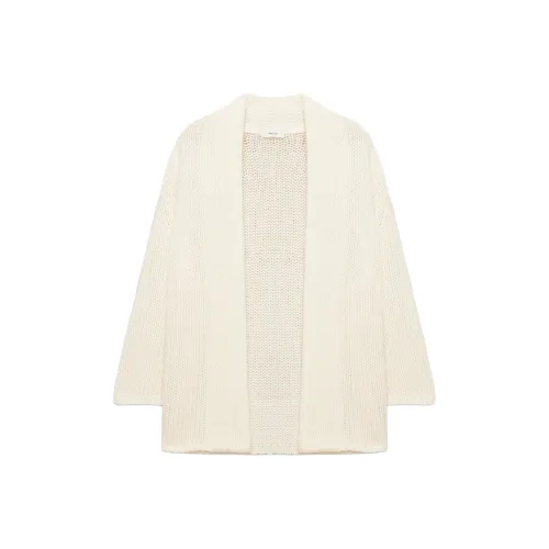 ARITZIA Кашемир OVERSIZED Открытая Передняя часть Кардиган Кашемир Свитер Женские Whisper Белый Whisper Белый