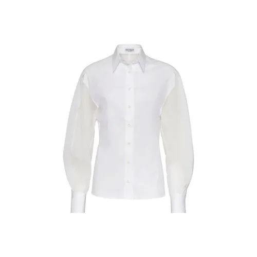 BRUNELLO CUCINELLI SS24 Рубашка Женская Белая