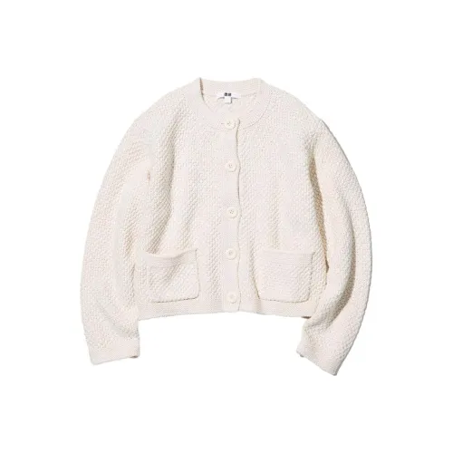 UNIQLO Сливочный Женский Трикотаж