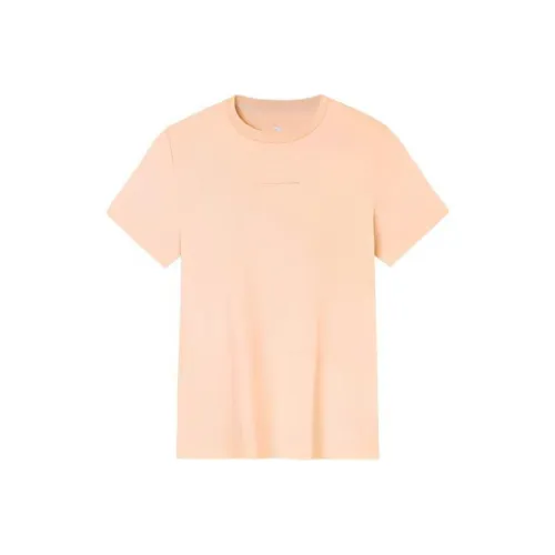 CHAOJIANTA T-рубашка Женская Пастельный Розовый Оранжевый