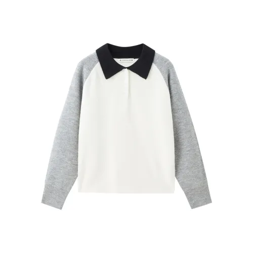 Giordano Трикотаж Женский Трикольор Серый