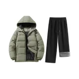 [5~10℃] Серо-зеленый + Черный