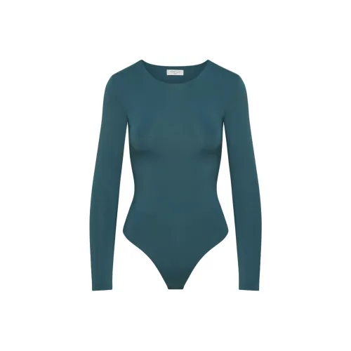 Aritzia Тень Crew Длинный Рукав Комбинезон Женские Турмалин Бирюзовый Турмалин Сине-зеленый