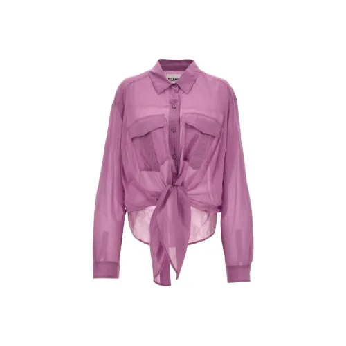 ISABEL MARANT ETOILE Рубашка Женская Фиолетовая