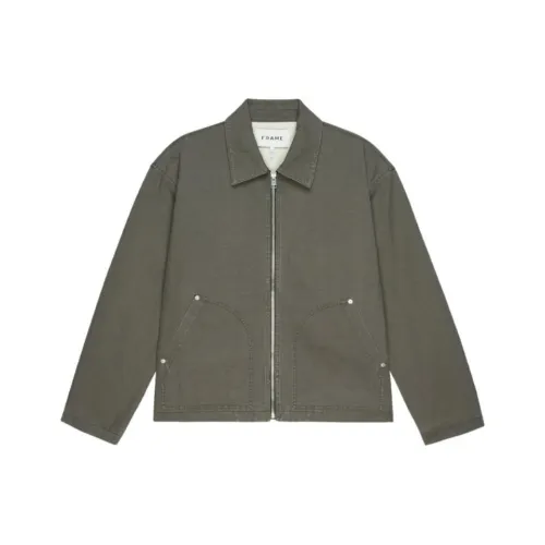 Рамка SS24 Куртки и Пальто Женские Армейский зеленый