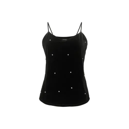 FLONAKED Топ на бретелях Женский Черный