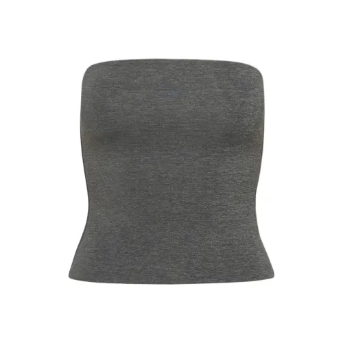 Aritzia Тень Tube Топ Без бретелей Топ Женские Heather Charcoal Фиби женнан Charcoal