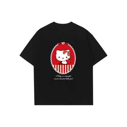 Санрио x HelloKitty Хелло Китти T-рубашка унисекс