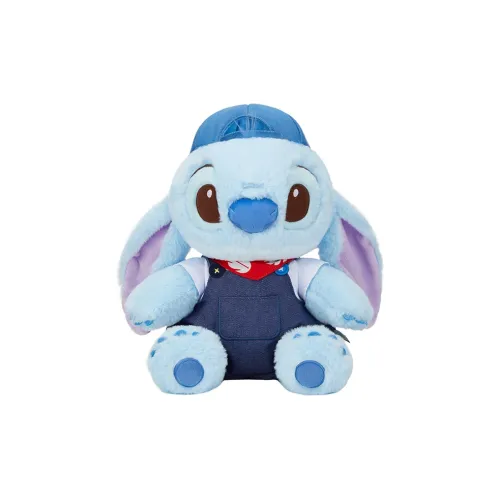Disney x Disney Store Stitch Denim Collection Стич Ангел Куклы Плюшевая кукла 31 см 30 см Высота