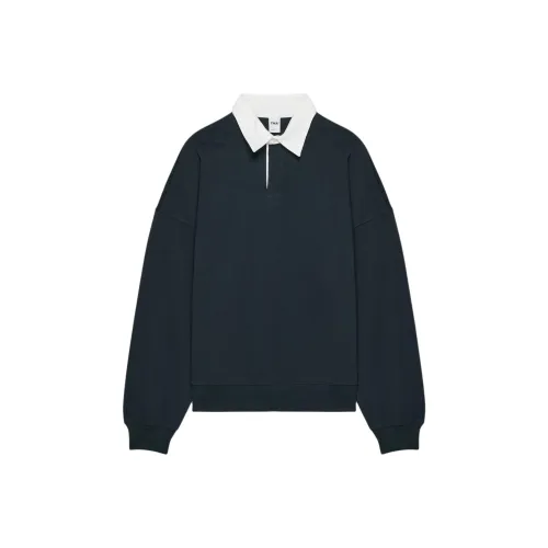 Aritzia TNA Lomu POLO Длинный рукав Поло Женские Admiral Admiral Цвет